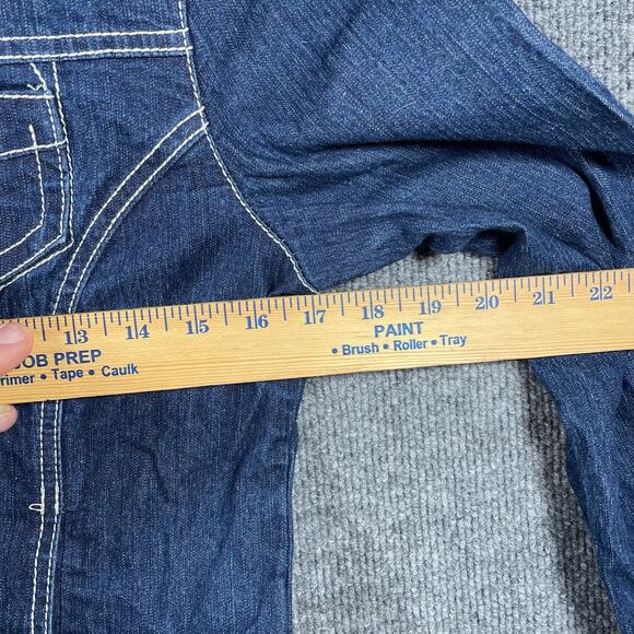 Rue 21 Button Up Jean Jacket Women's Medium Blue Long Sleeve Streetwear Denim - Picture 4 of 7